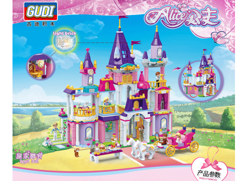 Lego lâu đài công chúa 992 chi tiết