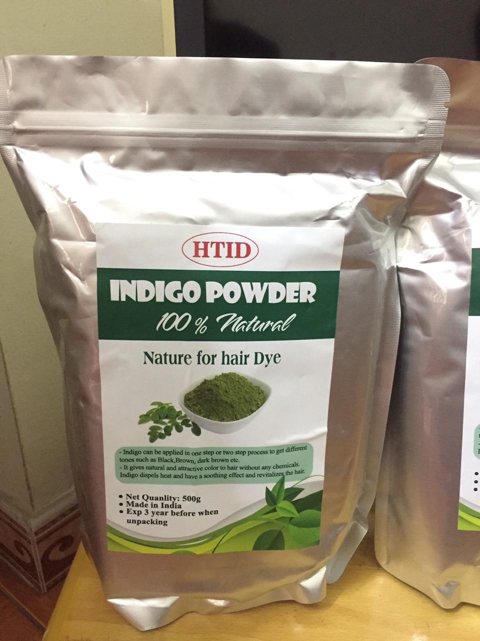 Powder indigo dyed Indian hair-Indigo powder 300g