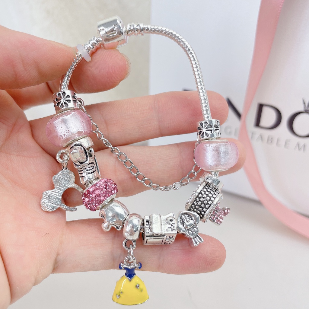 Vòng charm Pandora Cherry Blossoms Pendant Charm Bracelets