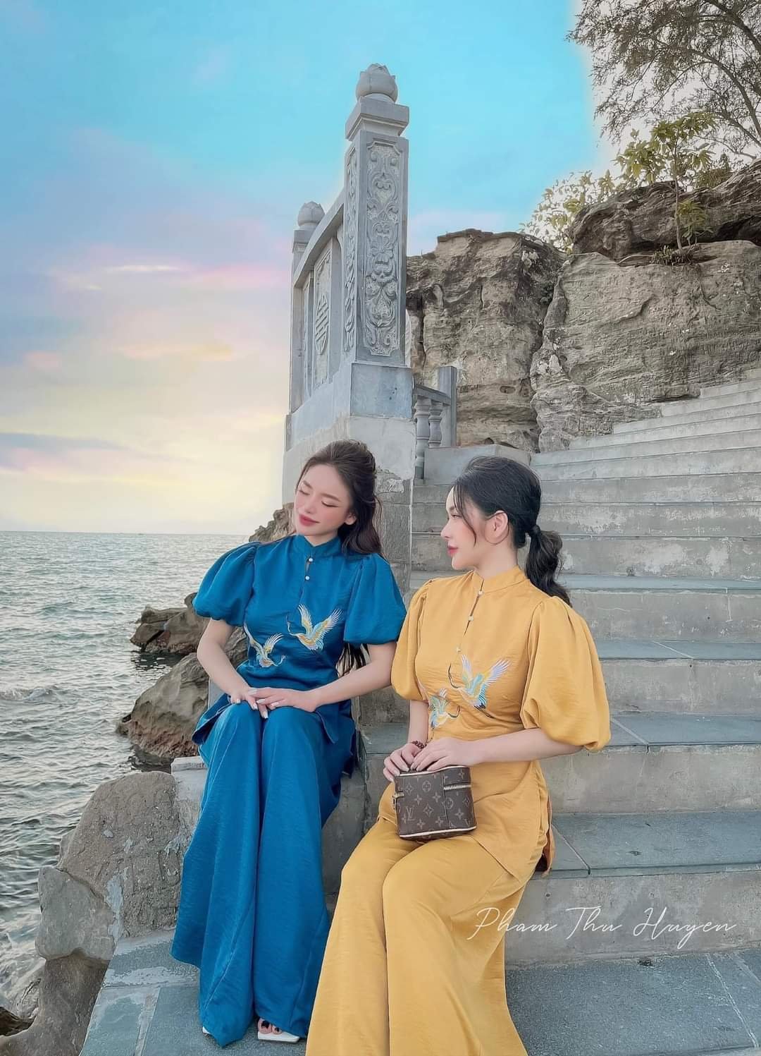 [HCM]SET ĐỒ LAM ĐI CHÙA THÊU HẠC
