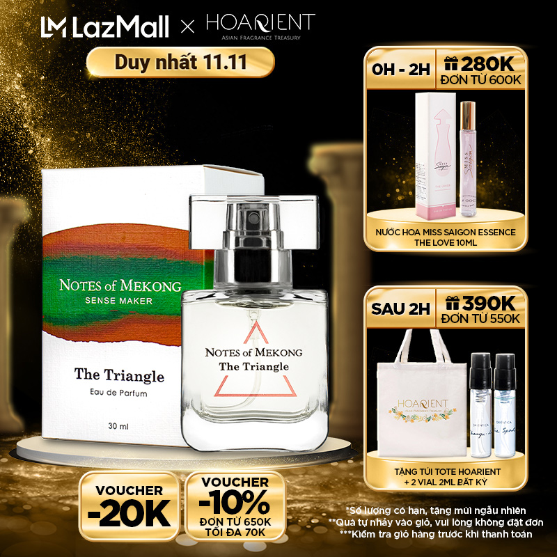 Nước Hoa Notes of Mekong The Triangle 30ml