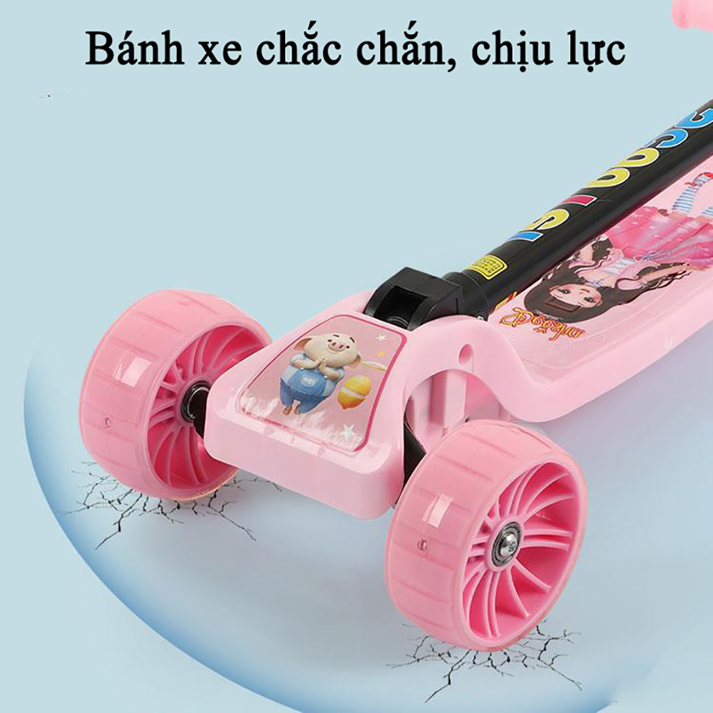 Xe trượt scooter cho bé có bánh xe phát sáng.