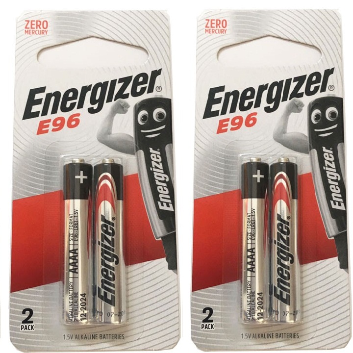 Vỉ 2 viên pin Energizer 4A (AAAA) 1.5V E96 25A LR8D425 LR61 MN2500