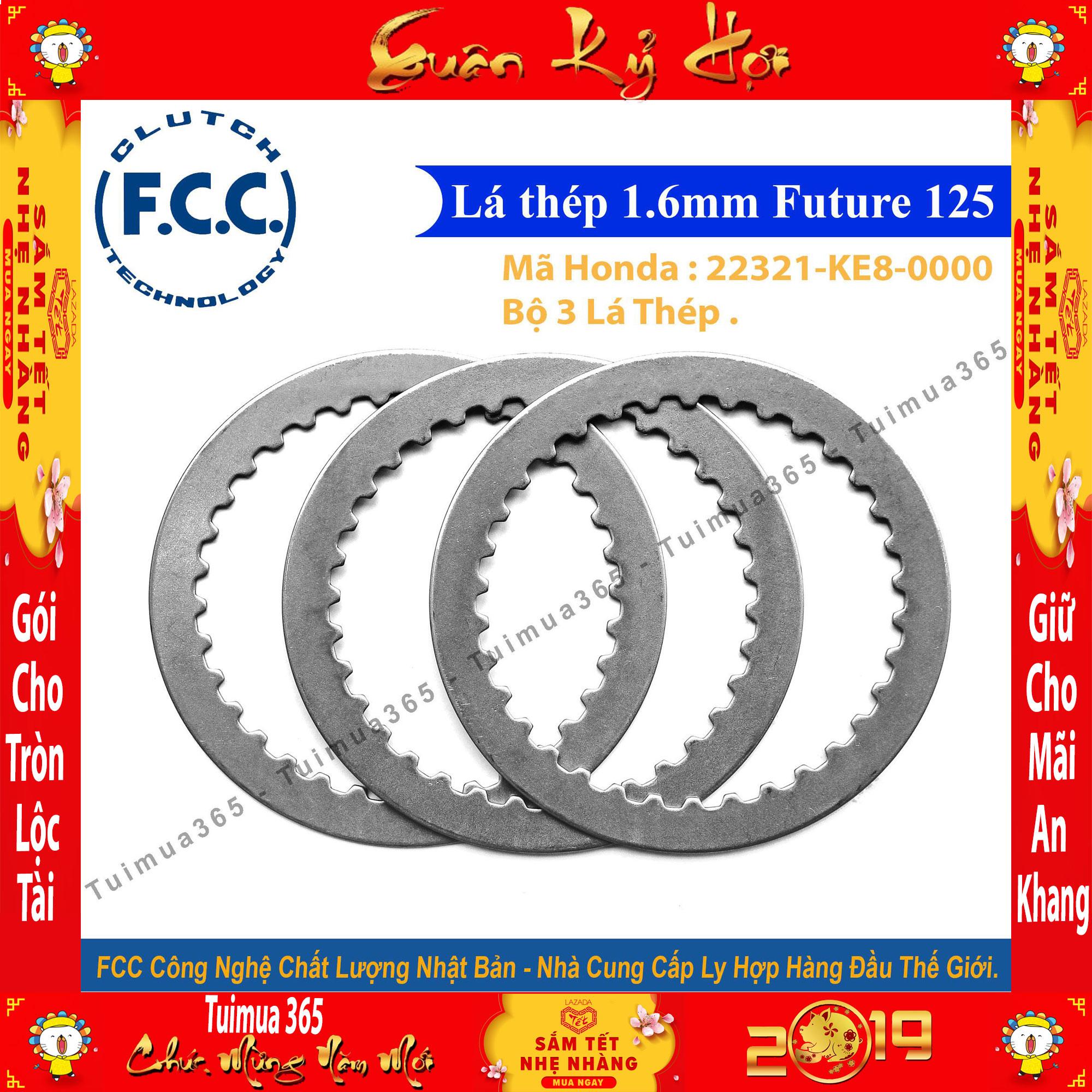 [HCM]Bộ 3 Lá Sắt FCC Honda Future 125 22321-KE8-0000
