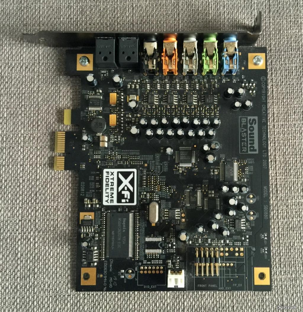 Card âm thanh Creative Xfi Titanium SB0880 (Dòng cao cấp số 1 Xfi)