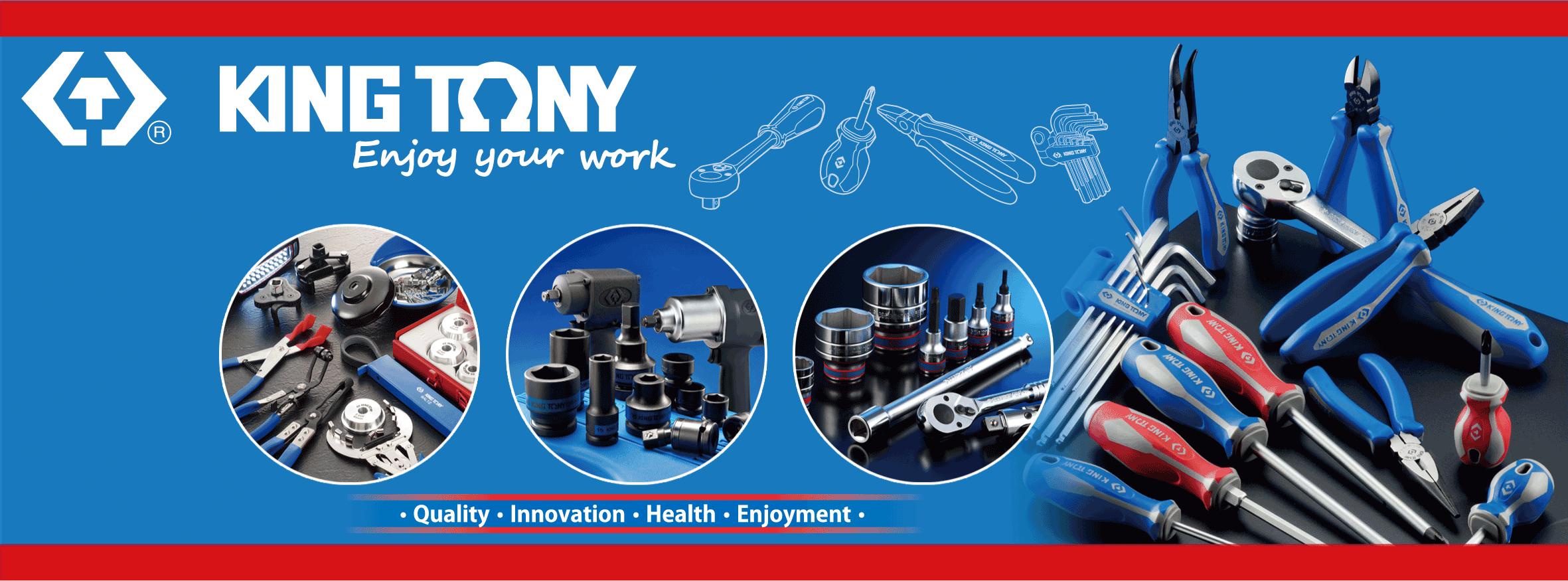 Bộ đột lỗ 9 cái Kingtony 1009PR (Xanh)