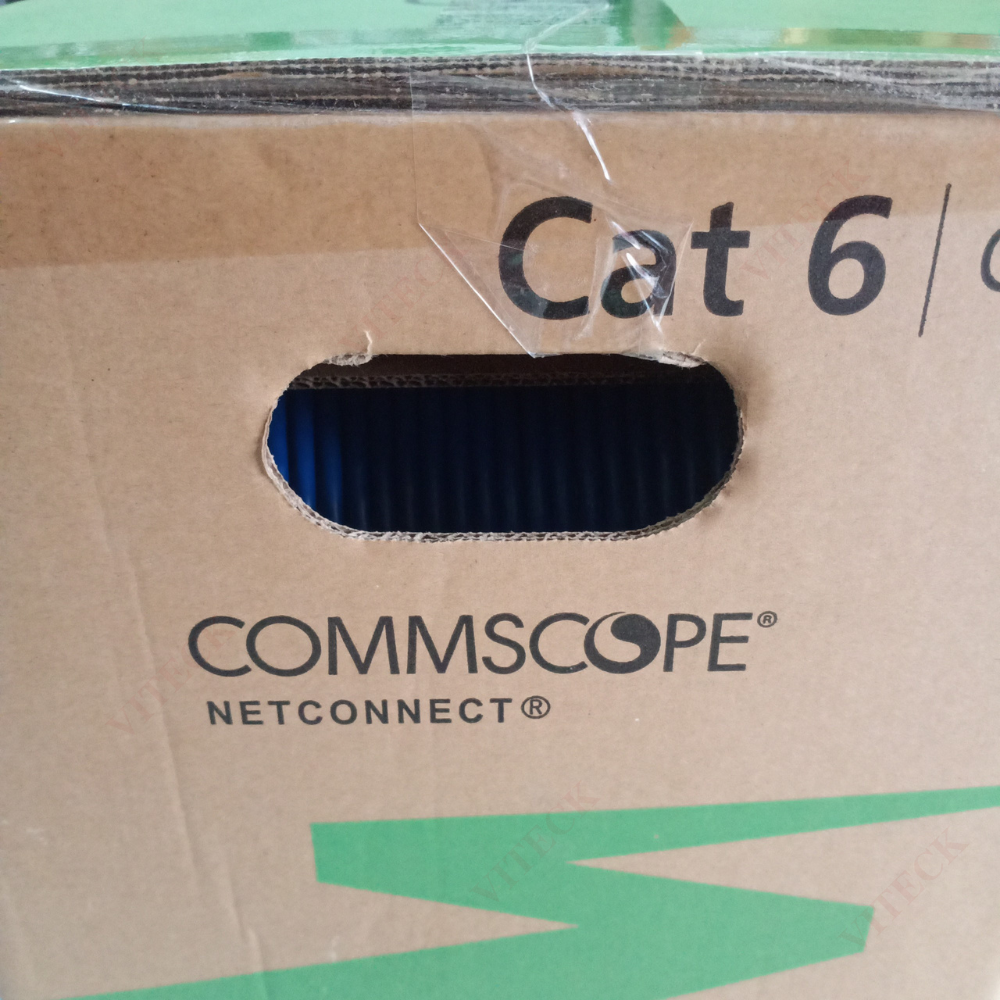 Cáp Mạng COMMSCOPE AMP Cat6 UTP (Thùng 305m) (P/N: 4-1427254-6) Chính Hãng