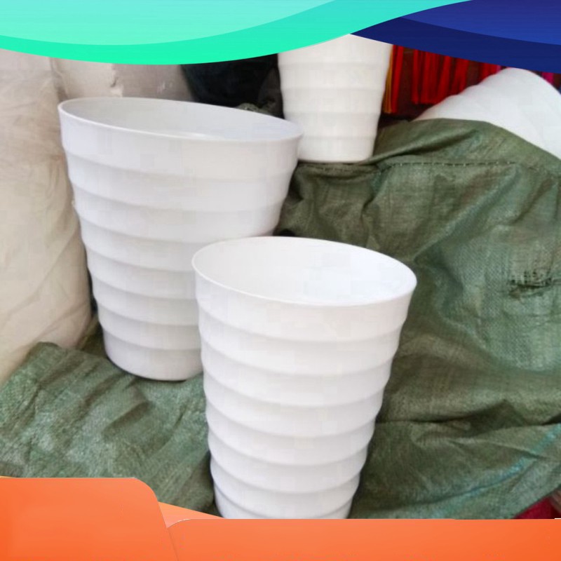[HCM]Chậu nhựa vòng tròn dáng đứng size 1 (21cm x 24cm)