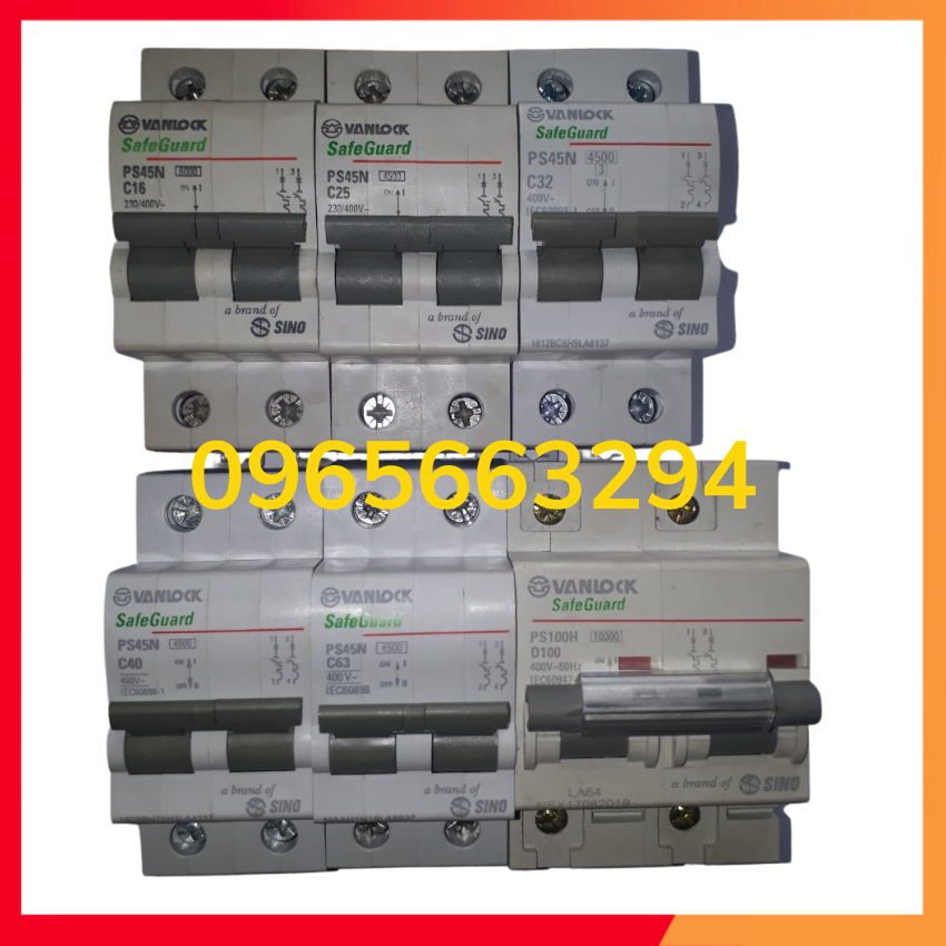 CB 2 tép (Atsomat))từ 16A tới 100A Sino Vanlock.