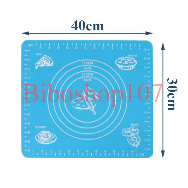 Tấm lót nhào bột, tấm nướng nhào bột silicon 30x40cm