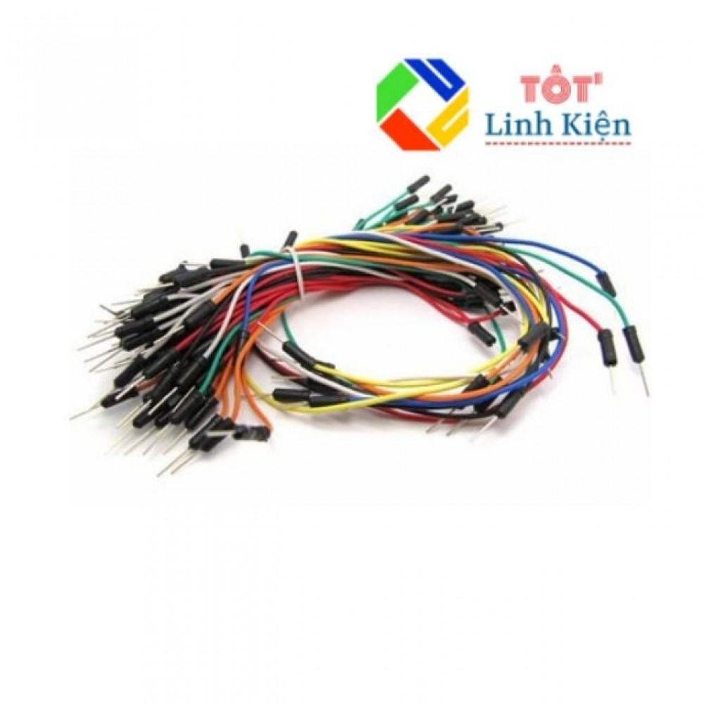 Bó dây cắm cho breadboard 65 sợi - dây đực đực
