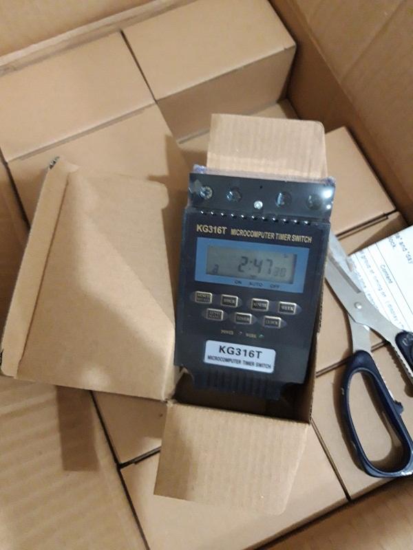 [Loại 1] Bộ Công Tắc Hẹn Giờ Tắt Mở Thiết Bị Tự Động Smart Sensor KG316 (Đen), cong tac dien thong minh, o cam hen gio, timer hen gio, role thoi gian,kg316t