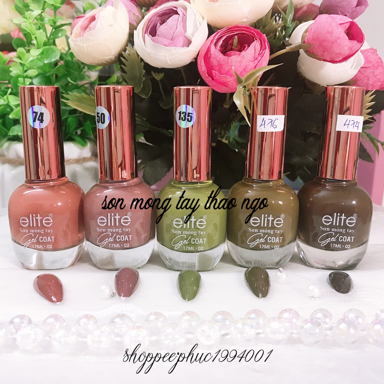 Sơn móng tay Gel lạnh Elite 17ml ( không cần hơ đèn)