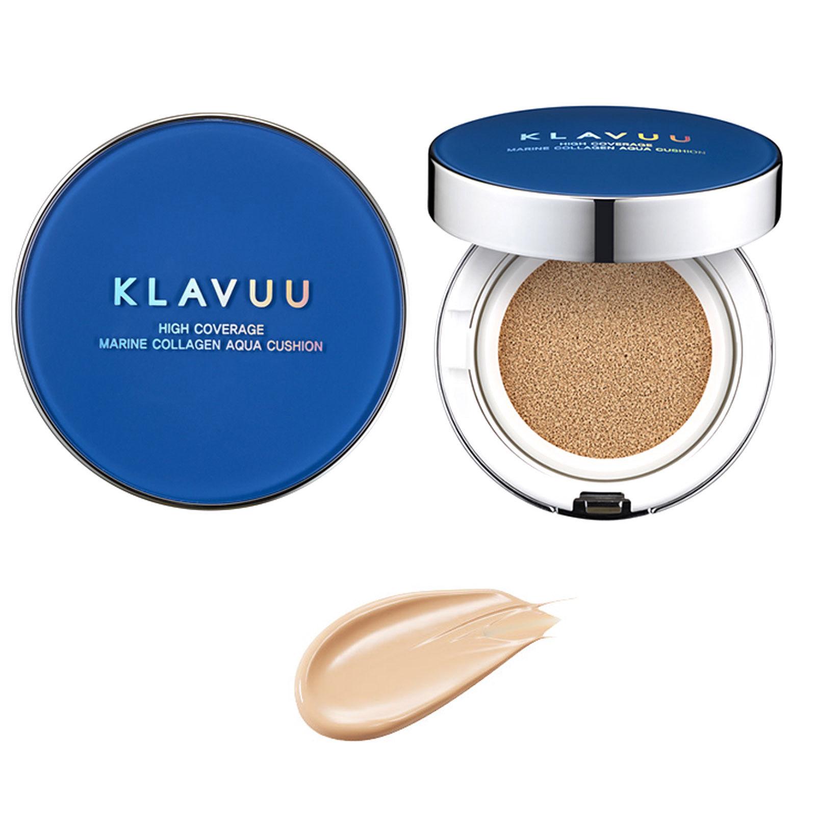 Cushion Phấn Nước Klavuu Urban Pearlsation High Coverage Tension( Màu Xám + Xanh)