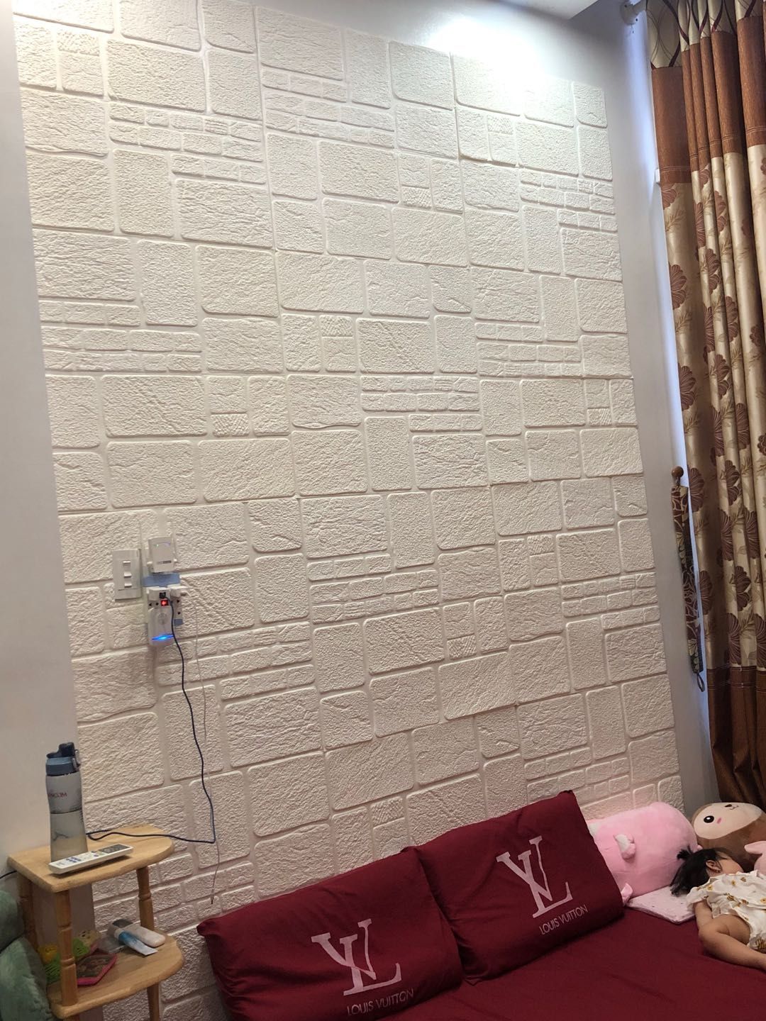 XỐP DÁN TƯỜNG VÂN ĐÁ 3D 70X70CM