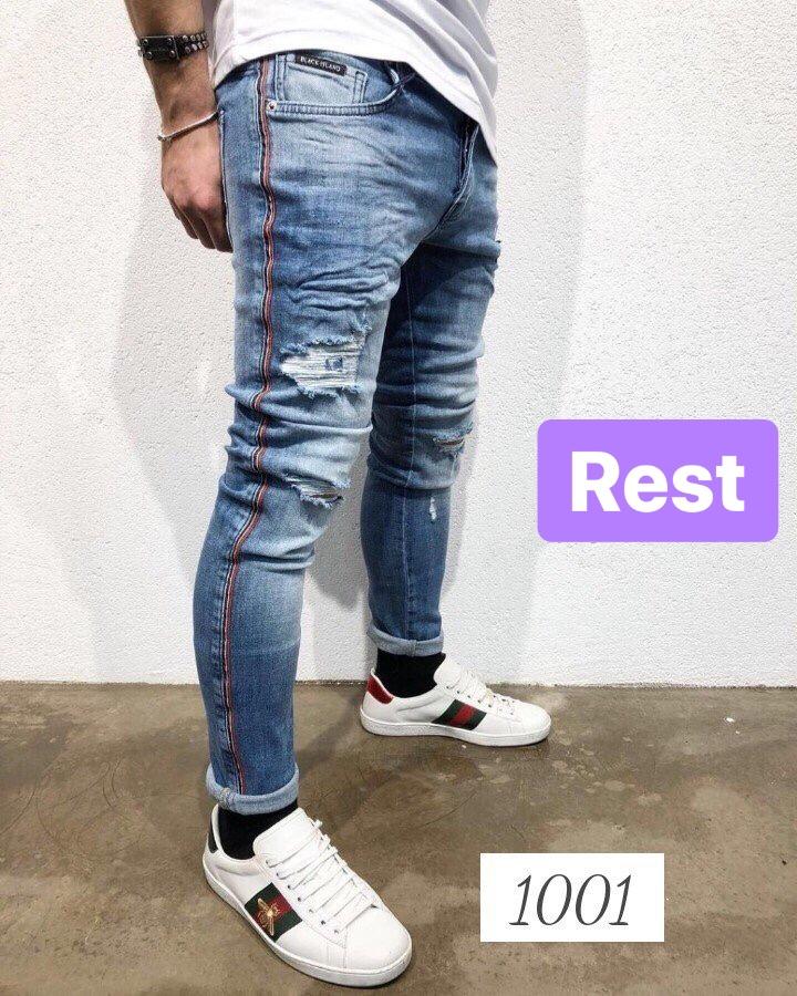 QUẦN JEAN NAM EVEREST CHẤT BÒ CAO CẤP VIỀN SỌC ĐỎ HÀN QUỐC- EVEREST FASHION