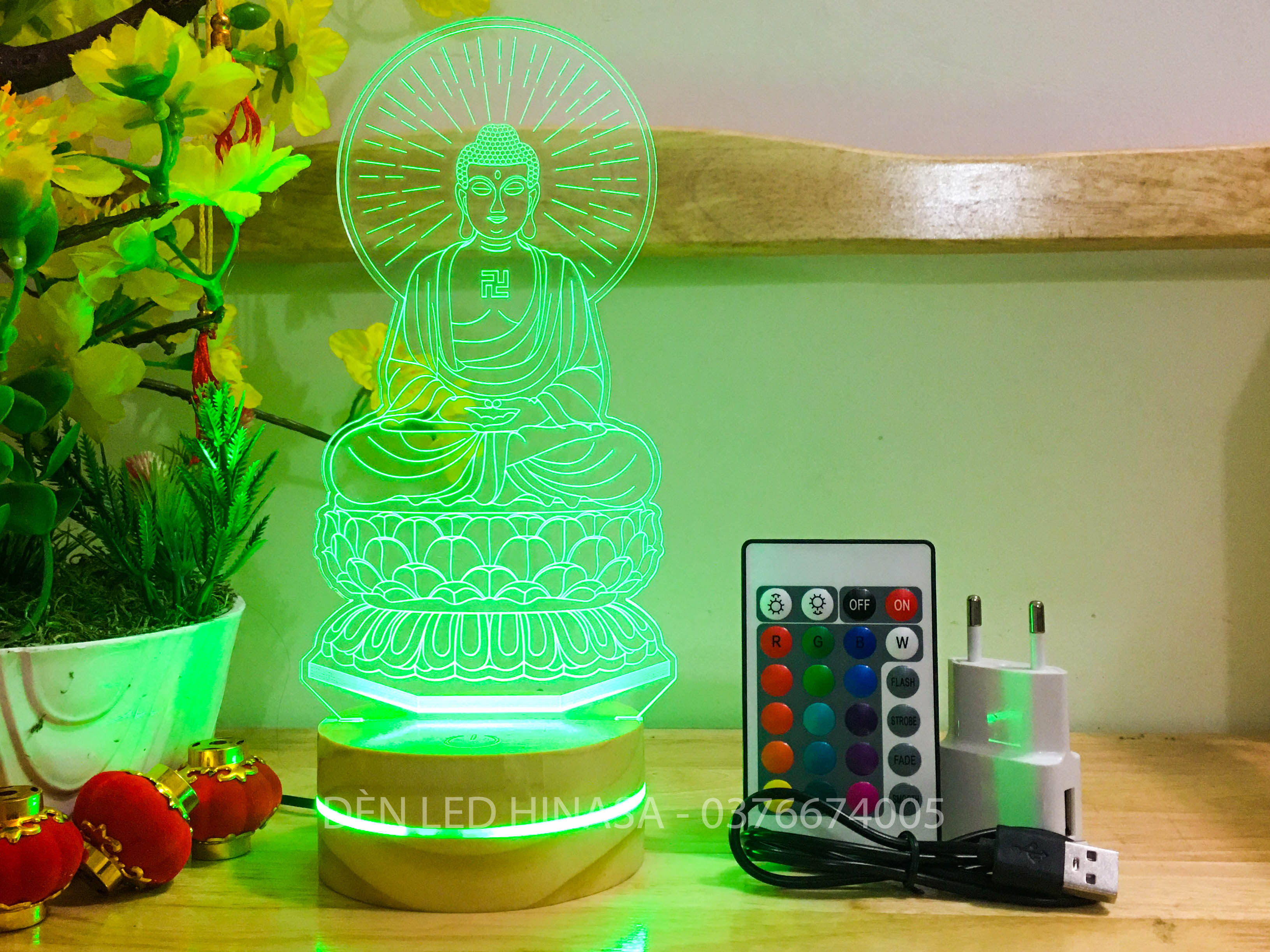 Phật A Di Đà DL018 cao 22cm
