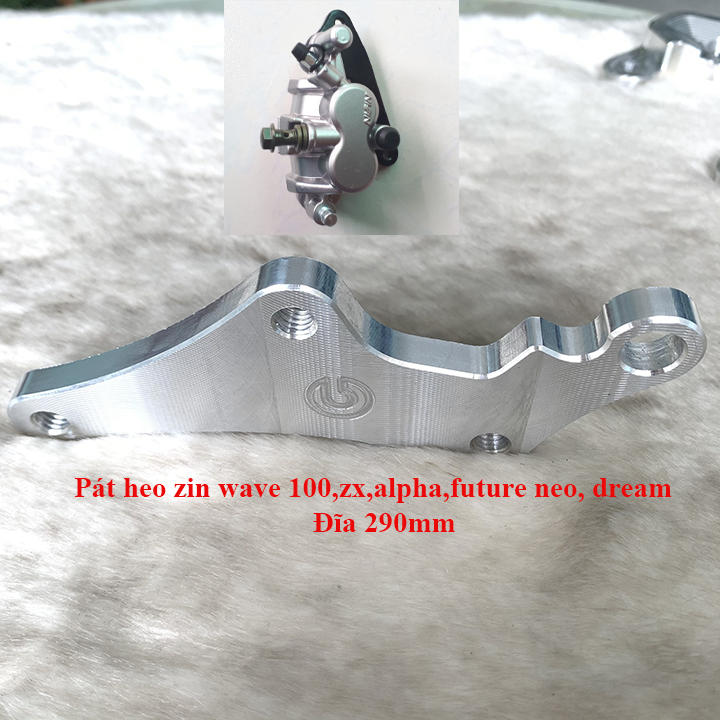 Pát Heo zin Wave 100, Future neo, dream đĩa 290mm làm bằng nhôm CNC nguyên khối