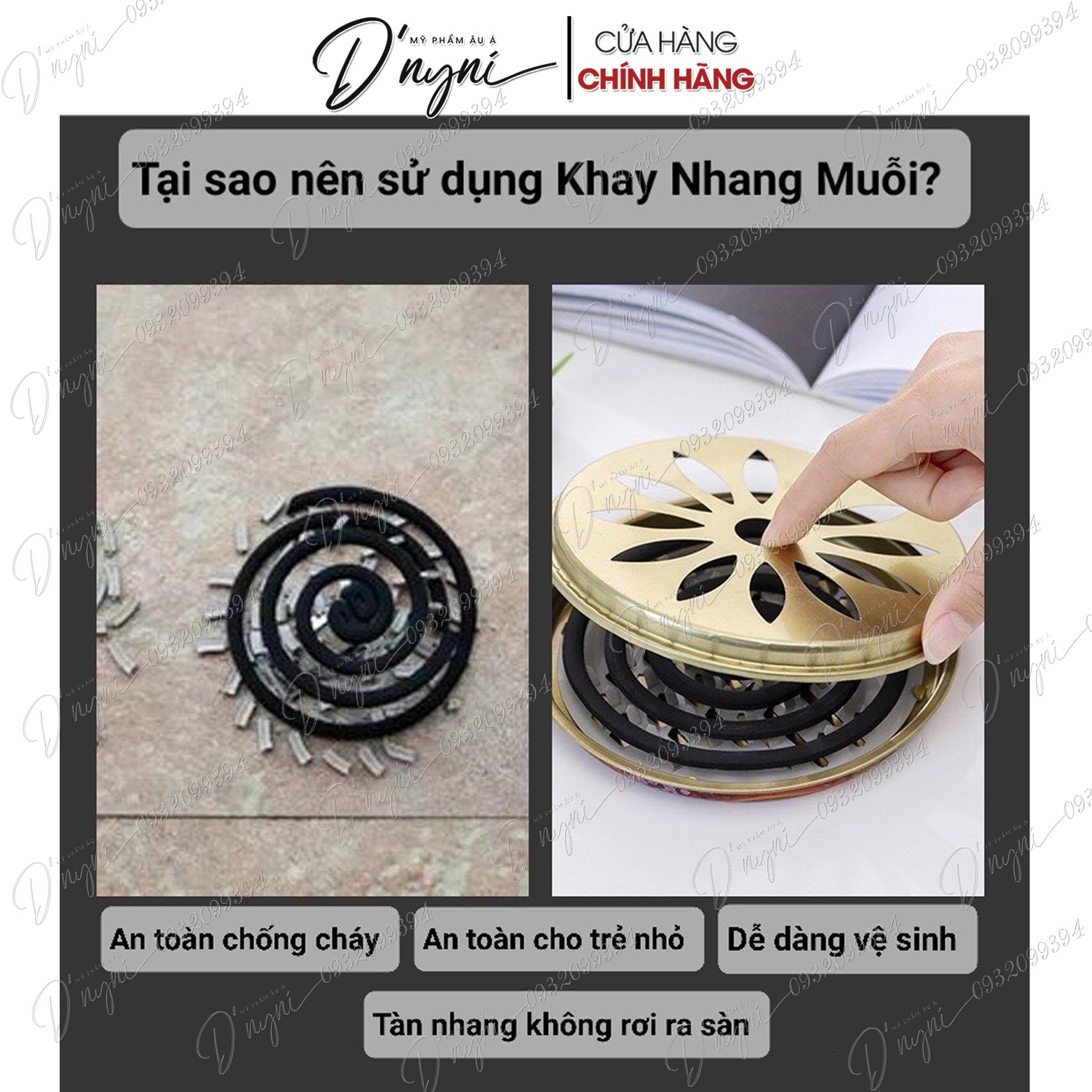 Thailand CPDM smokeless herb mosquito killer incense box 10