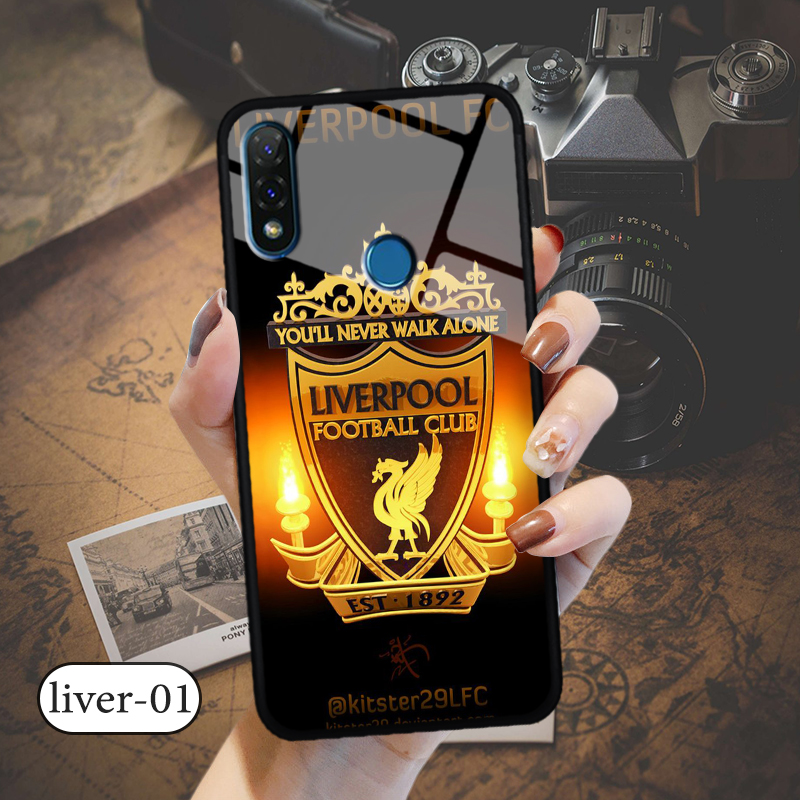 Ốp lưng kính VSMART JOY 2+ in 3D hình logo CLB bóng đá