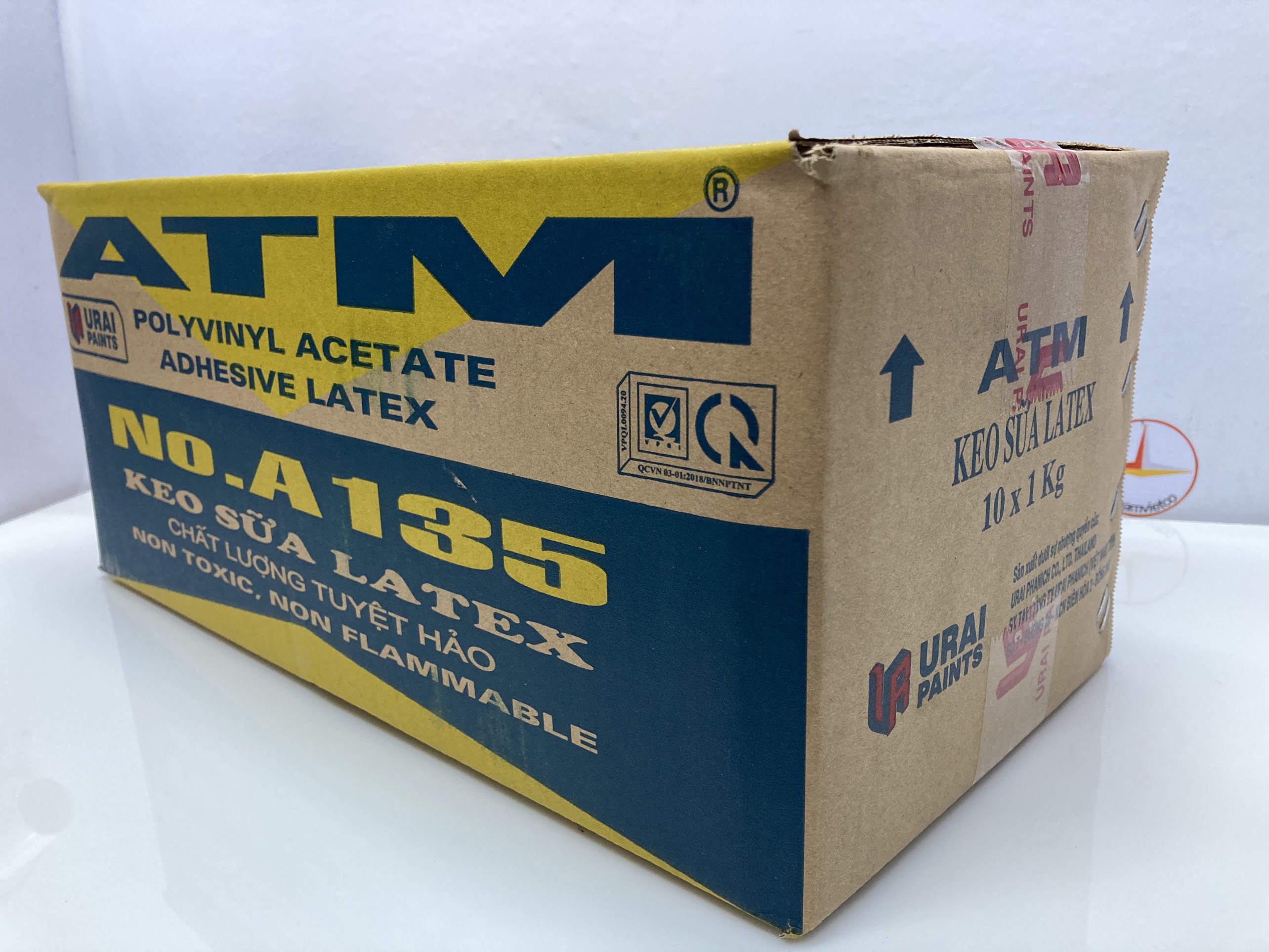 Keo sữa Latex dán giấy, simili, làm slime loại 1KG (Thùng 10 bịch)