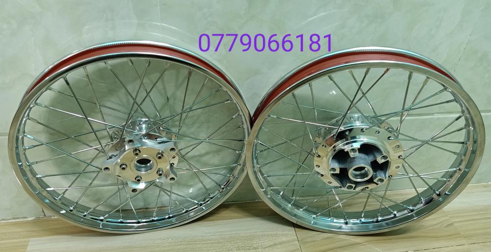 Bánh căm exciter 150 đùm mạ crom niềng union gắn vừa không chế