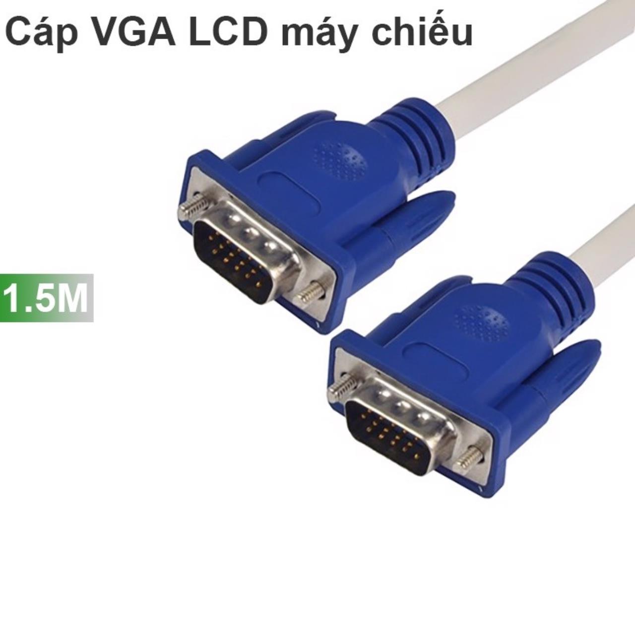 Cáp tín hiệu VGA 4+5 dành cho máy tính dài 1.5m
