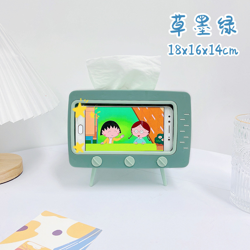 Hộp đựng khăn giấy kiểu dáng tivi - UniLabel