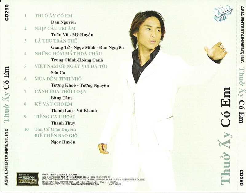 Bộ 6 đĩa CD nhạc Đan Nguyên 1