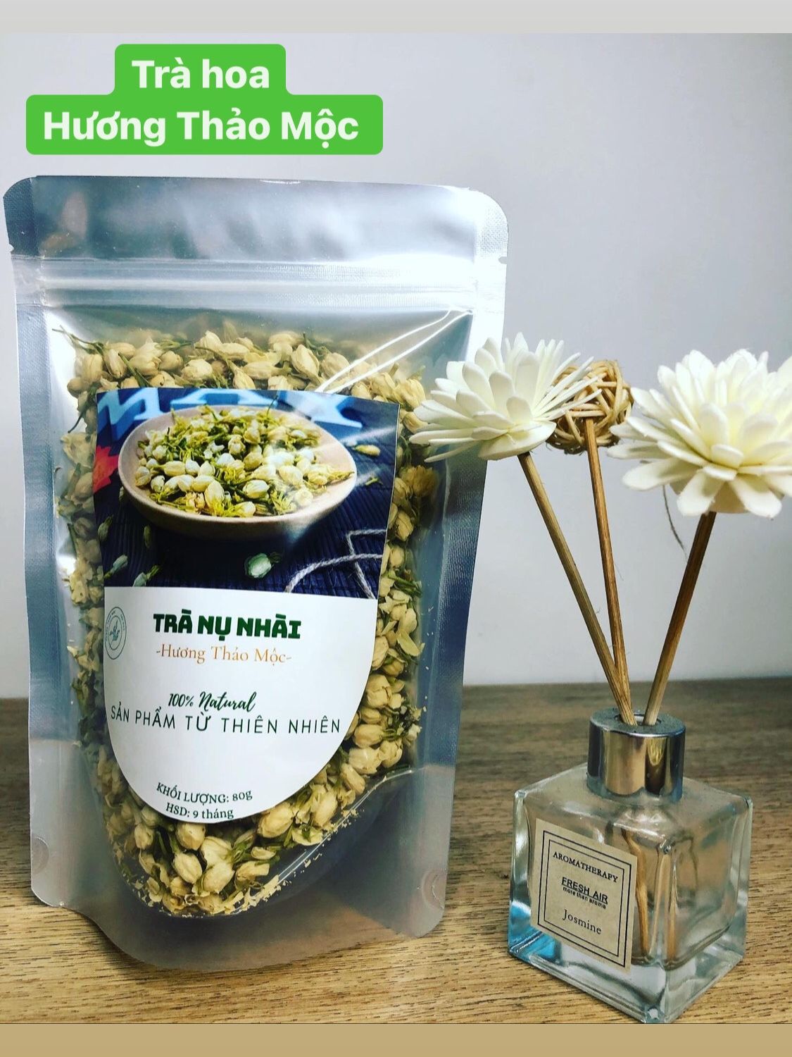Trà Nụ Nhài (Hoa Lài) - Trà Hoa Natural Thảo Mộc