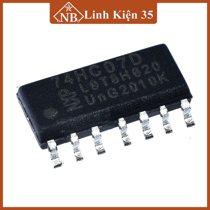 IC 74HC07 14 chân cắm DIP14/ chân dán SOP14