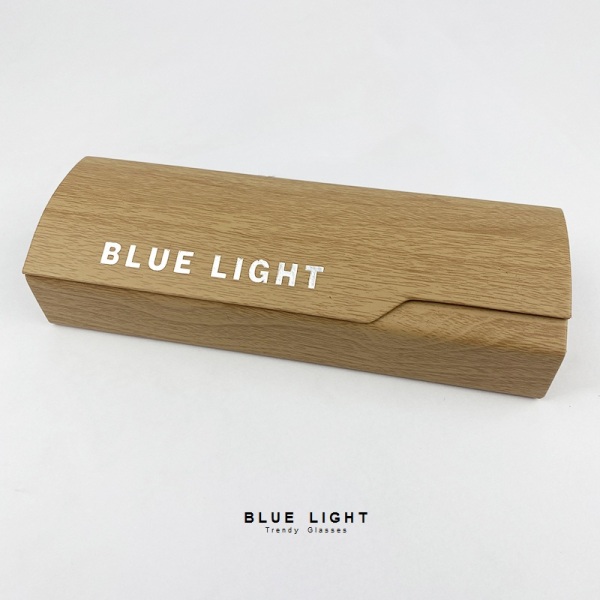 Giá bán Hộp Kính Gập Cao Cấp Màu Gỗ Có In Logo - BLUE LIGHT SHOP
