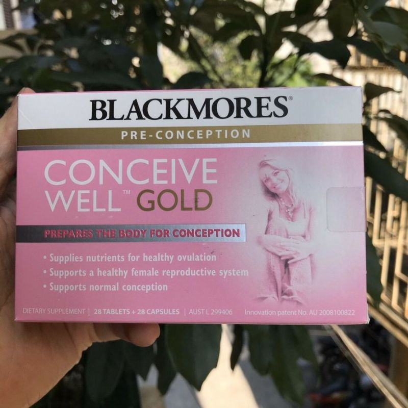 Viên uống tăng khả năng thụ thai - Blackmores Conceive Well Gold (56 viên) nhập khẩu