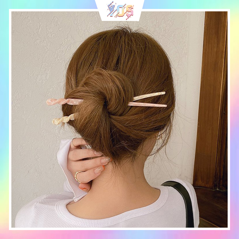 [HCM][Có sẵn] Trâm cài tóc vân đá sang chảnh HOT TREND