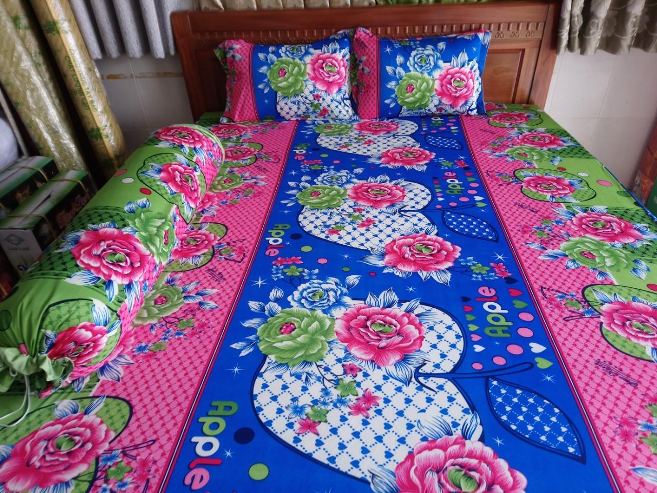 Bộ ga thun lạnh Hàn quốc 1m8 x 2m ( gồm 1 dra + gối)