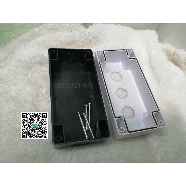 Hộp công tắc nút nhấn 1 lỗ 2 lỗ 3 lỗ 4 lỗ phi 22