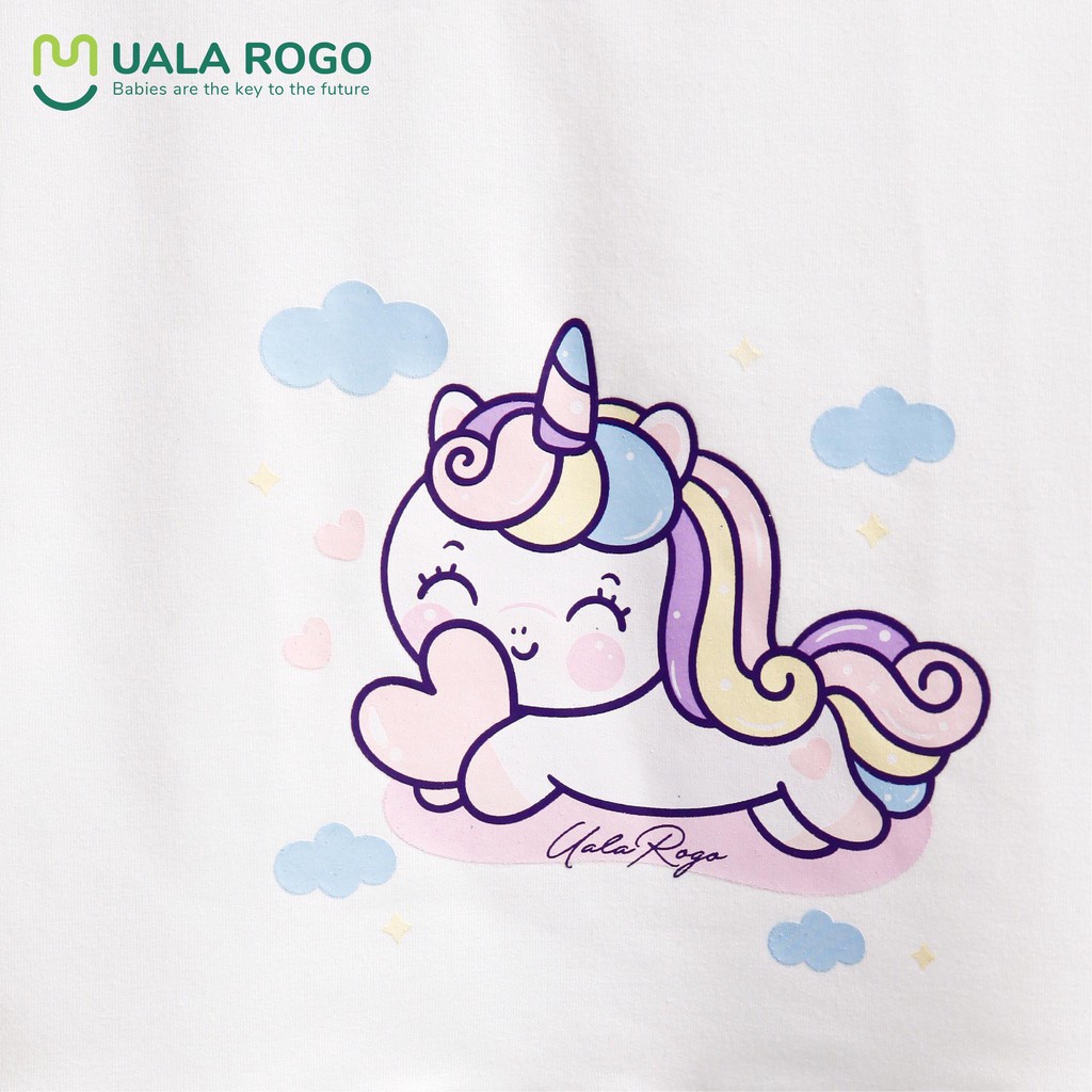 Váy nỉ voan tay bèo pony Uala Rogo