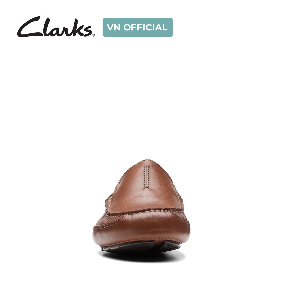 Giày Lười Da Nam Clarks - Markman Seam