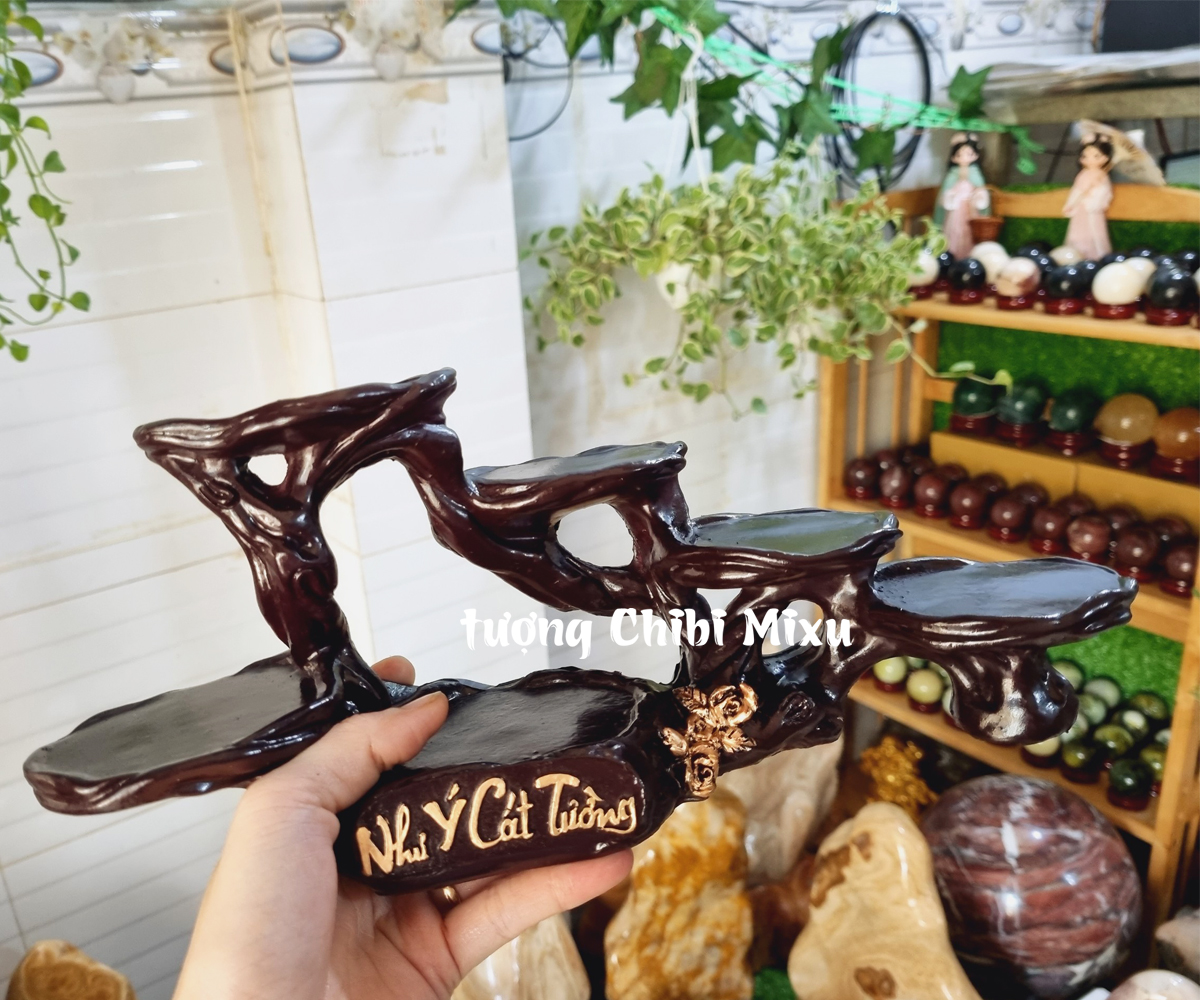 [HCM]Chân đế ngang 6 ô Như Ý Cát Tường