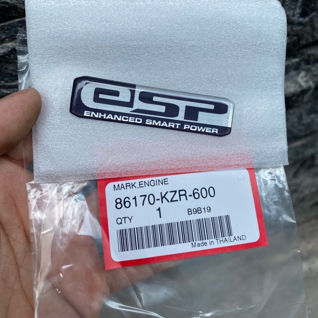Tem esp zin dán pô e vario/click airblade 2015-2021 hàng chính honda thái lan - mt 2022