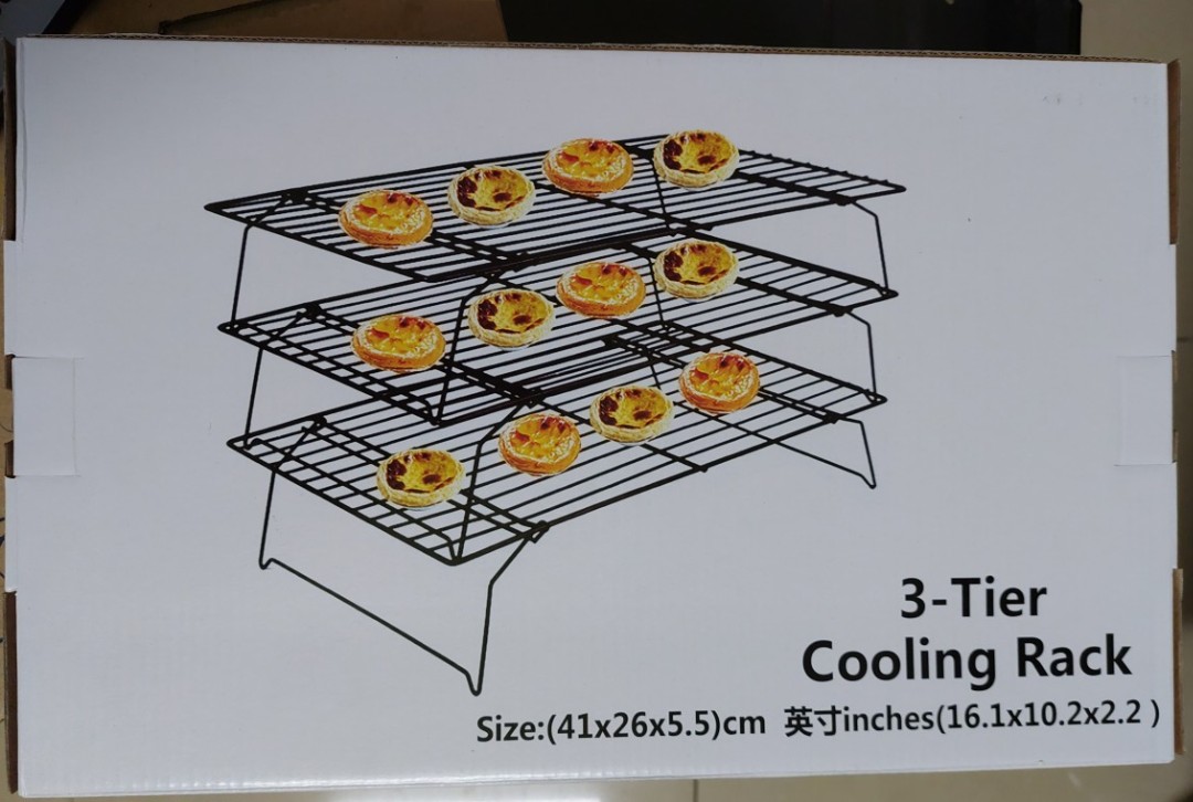 Rack hong bánh 3 tầng 40 cm