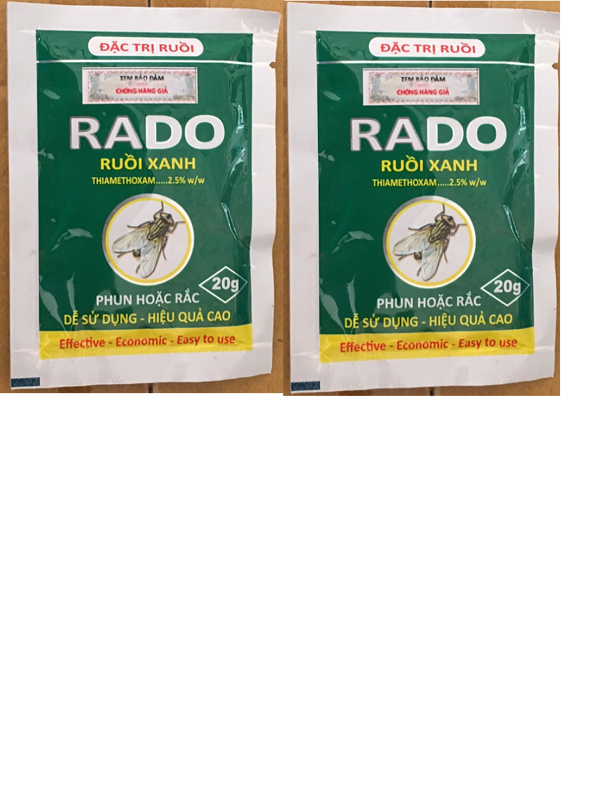 Combo 2 gói Siêu diệt ruồi  XANH Dạng gói 20gr