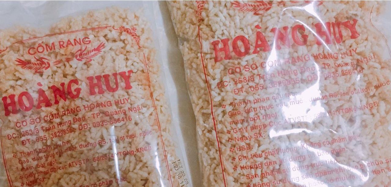 COMBO TIẾT KIỆM CƠM RANG THƠM GIÒN QUẢNG NGÃI 02 GÓI 500gr (BAO GỒM 20 GÓI NHỎ)