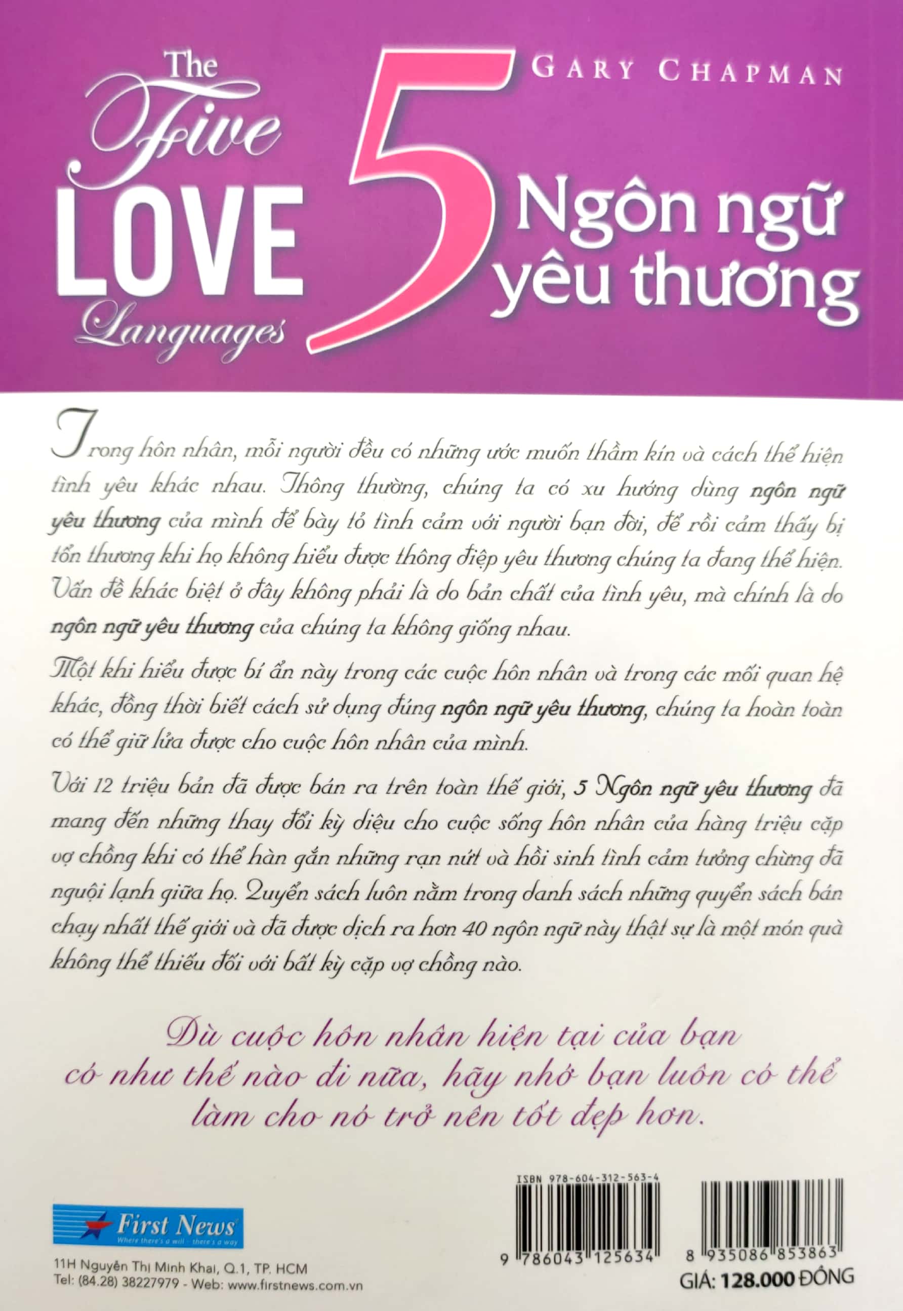 Sách - 5 Ngôn Ngữ Yêu Thương - The Five Love Languages
