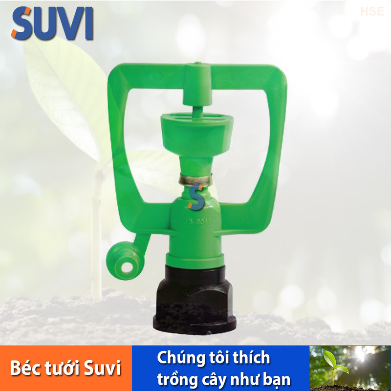 Béc 2 tia hình vuông kiểu thái lan ren trong 21-27 bb 9011 thái rt
