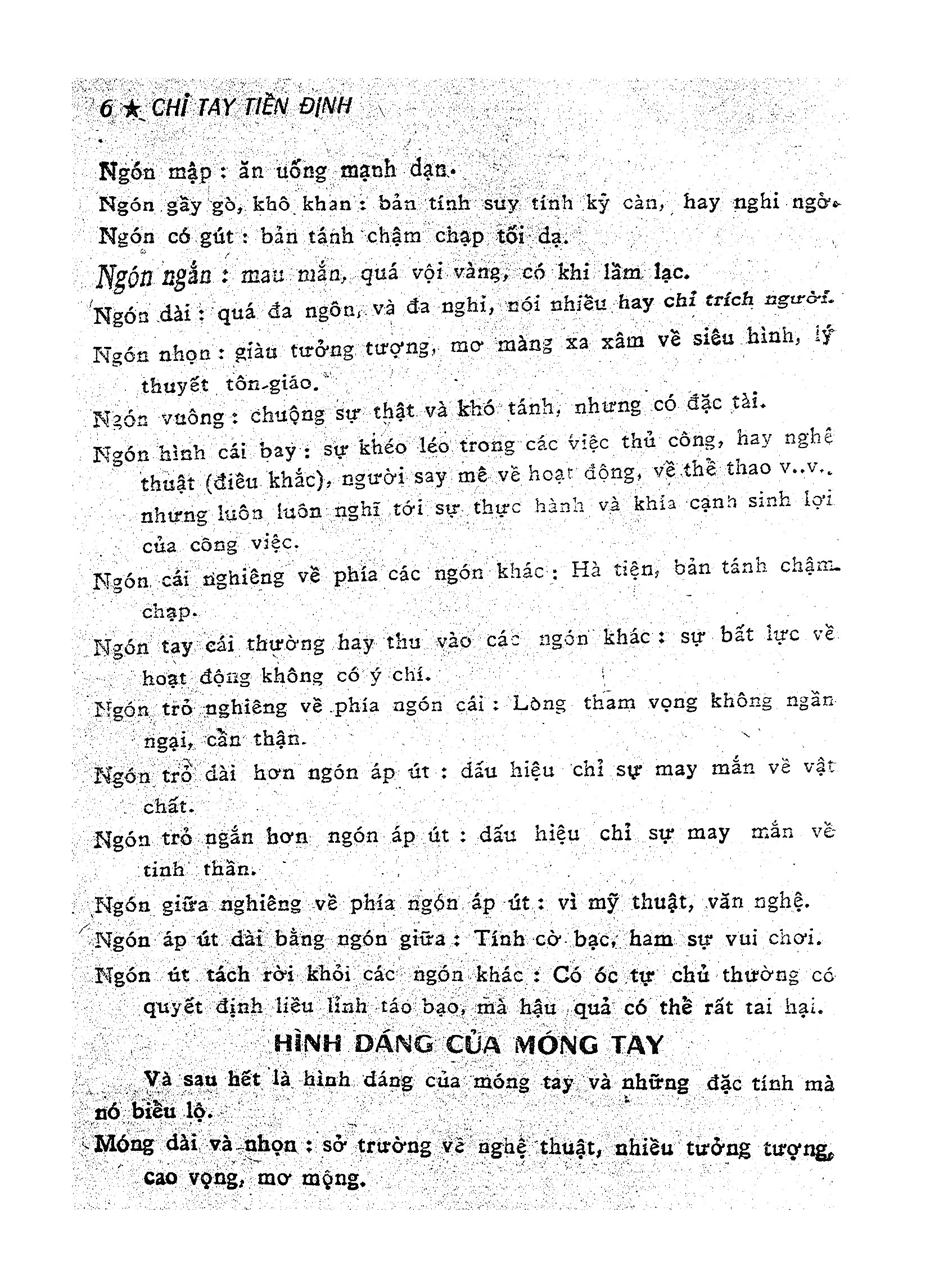 Sách Chỉ Tay Tiền Định