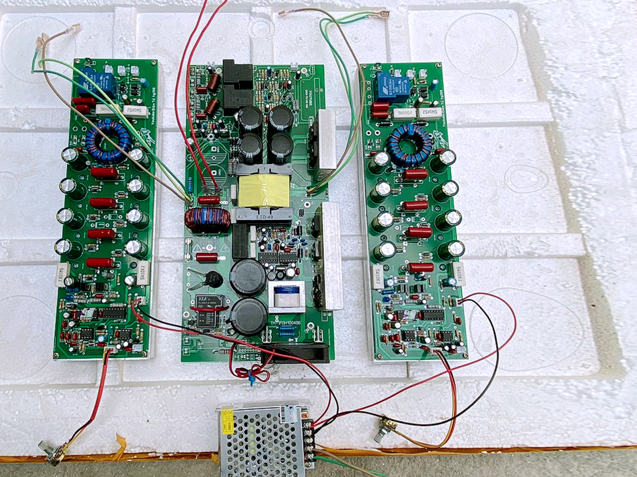 TRỌN BỘ MẠCH CLASS D 8 MOSFET PA 6000