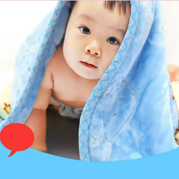 Chăn nhung , chăn băng lông in hình họa tiết cho bé m,ẫu mới kt 100x120cm