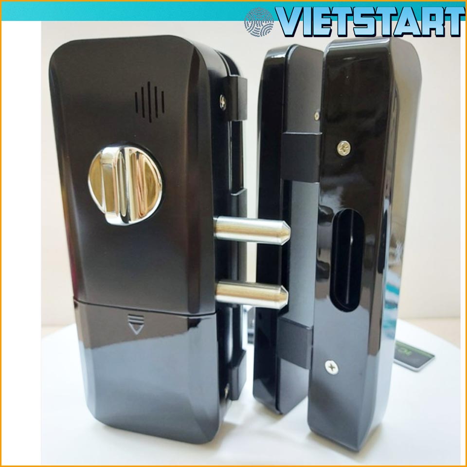 Khóa cửa kính vân tay eli-gwf03 - công nghệ vân tay fpc chip intel mỹ