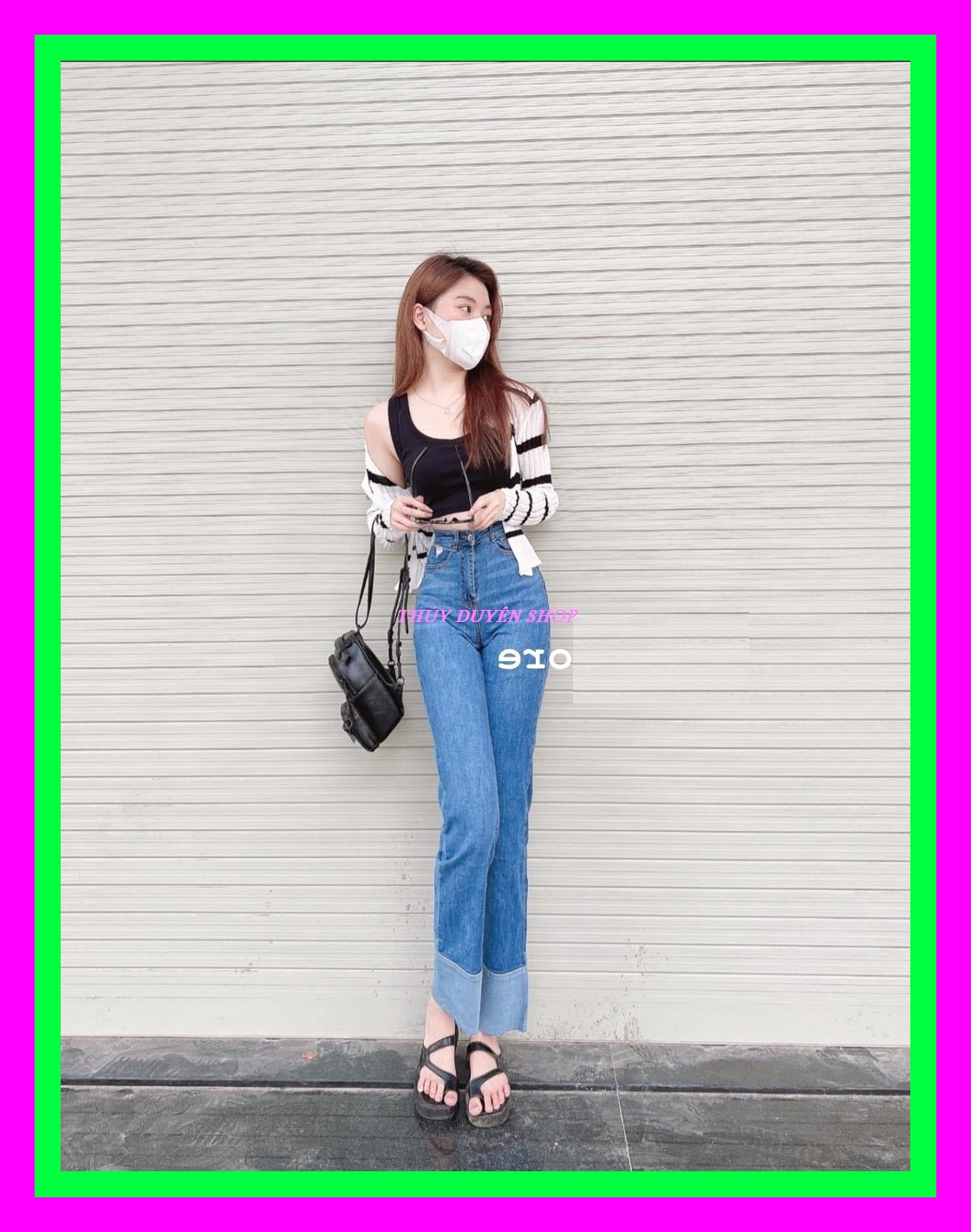 Quần jean nữ ống rộng lưng cao LAI LÊN, HÌNH TIM, Quần bò nữ cạp cao màu xanh, dáng s xanh cạp cao vừa siêu tôn dáng, quần bò jeans ống rộng lưng cao, chất bò xịn, co giãn quần nữ kiểu loe suông rộng, quần bò xuông jeans cạp cao Hottrend 9 mẫu quần vãi nữ